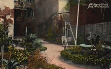 Postcard LA New Orleans Old Spanish Courtyard Posted 1912 Vintage PC J8384 picture