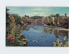 Postcard Covered Bridge Conway New Hampshire USA picture