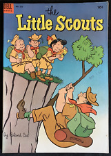 Four Color #550 LITTLE SCOUTS Dell 1954 - Boy Scout Theme - Original Owner picture
