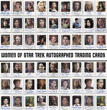 WOMEN OF STAR TREK - 50TH ANNIVERSARY  AUTOGRAPH TRADING CARDS - Multi Listing picture