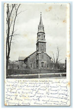 1908 St. Micheal's Cathedral, Springfield Massachusetts MA Posted Postcard picture