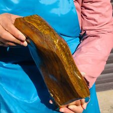 8.6LB Rare Natural Beautiful Yellow Tiger Crystal Mineral Specimen Heals 173 picture