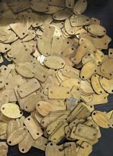 1947-51 Vintage Lot Of 150 Muskegon County Michigan Dog License Tags Scrap Metal picture