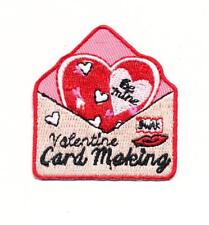 Girl Boy Cub VALENTINE CARD MAKING Fun Patches Crests Badges SCOUT GUIDE party picture