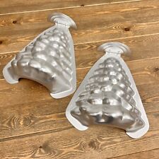 Wilton Cake Pan Mold 3D 3-D Stand Up Christmas Tree Candlelit #502-607 1973 picture