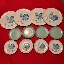 Vintage Aztec Melmac Dishes, Plates & Saucers, Rooster picture