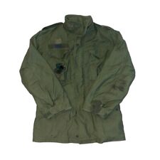 Vintage U.S. Army M-65 OG-107 Field Coat With Hood Men’s Size Small Regular picture