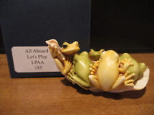Harmony Kingdom Artist Adam Binder All Aboard Frogs LE 250 RARE FREE US SHIPPING picture