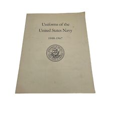 1967 Uniforms of the United States Navy Booklet Companion to Color Lithographs picture