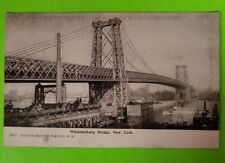 Vintage Postcard From Early 1900’s Williamsburg Bridge N.Y. 1987 USA New York picture