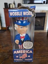 Funko Uncle Sam Wobble Works America Wacky Wobbler Bobblehead - In torn Box picture