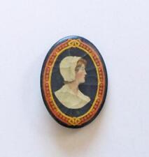 Victorian ca 1900's Bakers Chocolate Cocoa Coco Logo Lady Woman Pinback Button picture