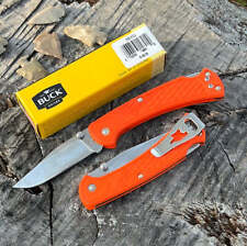 Buck USA 112 Slim Select Lockback Knife Orange picture