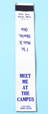 MEET ME AT THE CAMPUS MINI MATCHBOOK COVER * OBERLIN, OHIO picture