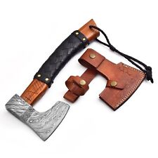 HIGH QUALITY CUSTOM HAND FORGED BEARDED VIKING AXE BEST VIKING CAMPING HATCHET picture