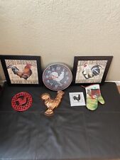 Rooster decor lot  ( 7 Item) picture