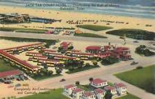 c1940s Jack Tar Court Hotel Birds Eye View Advertising Galveston TX Texas Linen picture