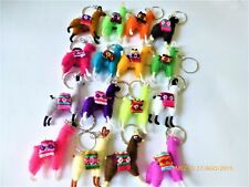 WHOLESALE LOT  500  LLAMAS KEY CHAINS RINGS   FROM  PERU picture