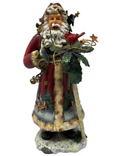 Woodland Tin Santa Christmas Holidays Are Santa’s World Figurine picture