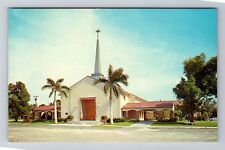 Deerfield Beach FL-Florida, Community Presbyterian Church, Vintage Postcard picture
