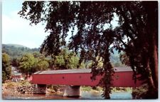 Postcard - Covered Bridge at West Cornwall, Connecticut, USA picture