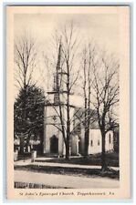 c1920's St John Episcopal Church Dirt Road Tappahannock Virginia VA Postcard picture