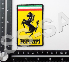 FERRARI EMBROIDERED PATCH IRON/SEW ON 3-1/2