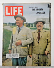 VTG Life Magazine The Mighty Landslide Nov 13 1964 - President Lyndon B Johnson picture