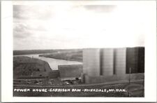 1950s RIVERDALE North Dakota RPPC Real Photo Postcard 