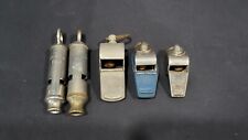 Lot of 5 Vintage Whistles, ACME CITY, TIP-GARD picture
