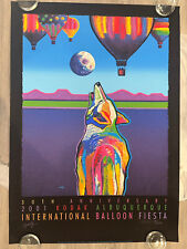 Vintage 2001 Albuquerque International Balloon Fiesta #’d/Signed Poster. 24/1250 picture