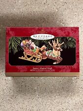 1997 Hallmark Keepsake Christmas Santa's Magical Sleigh Ornament picture