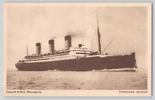 Postcard Steamship Ship RMS Berengaria Cunard Line Antique Vintage Unposted picture