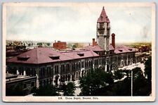 Denver Colorado~Air View Union Depot~Vintage Postcard picture