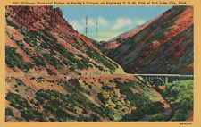 Stillman Memorial Bridge In Parley's Canyon East Of Salt Lake City, UT Postcard picture
