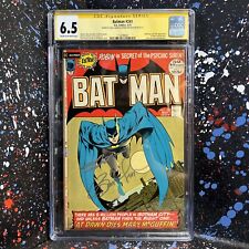 Batman #241 (May 1972, DC) Signed BERNIE WRIGHTSON & NEAL ADAMS - CGC SS 6.5 picture