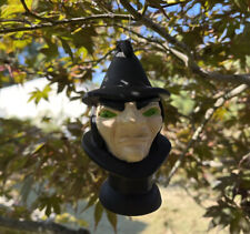 RARE Vintage Halloween Plastic Witch Christmas Ornament Figure Toy Decoration picture