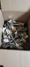 Souvenir Spoons Large Lot 4+Lbs  Silver plated, Stainless, Presidential, Vintage picture