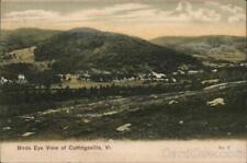 1911 Cuttingsville,VT Birds Eye View Rutland County Vermont Postcard 1c stamp picture