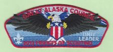 GREAT ALASKA COUNCIL 2013 FRIENDS OF SCOUTING UNIT LEADER CSP SA-27:1 CUT EDGE picture