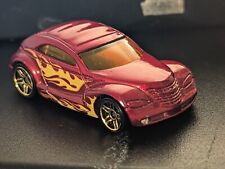 AWESOME CHRYSLER PRONTO  SPORTS CAR SCARLET RED/YELLOW FLAMES 1:64 SCL BY HW picture