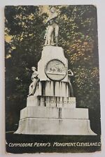Postmarked 1908 Commodor Perry's Monument, Cleveland, Ohio  OH Postcard AS IS W3 picture