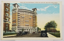 1934 Ponce De Leon Apartments Peachtree Atlanta Georgia Vintage Postcard picture