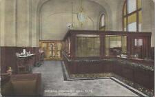 Postcard Interior Second National Bank Warren  OH Ohio  picture