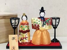 Y3027 NINGYO Hakata Hina Doll box figure figurine Japanese vintage antique picture