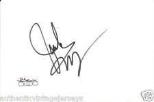Jack Wagner autographed signed autograph 4x6 index card JSA General Hospital picture