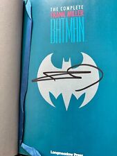 The Complete Frank Miller Batman #1 (Longmeadow Press 1989) - Signed picture