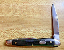 Unmarked Half Whittler by Schrade Walden  N.Y.  USA  766  2 Blade Factory Second picture