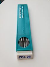 Vintage Berol Turquoise Drawing Pencil Leads -  2375 H - 12 Leads/Box  picture