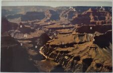 Vintage Postcard Fred Harvey Grand Canyon From South Rim Arizona AA25 picture